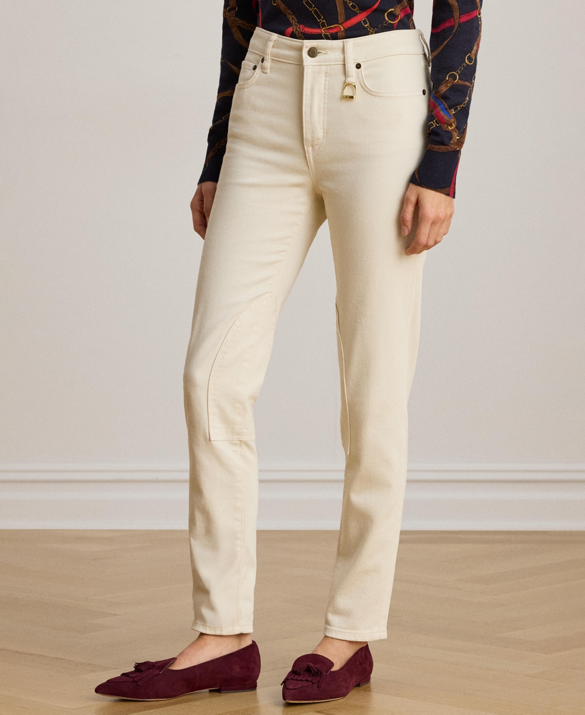 Lauren Ralph Women's High-Rise Skinny Ankle Jeans