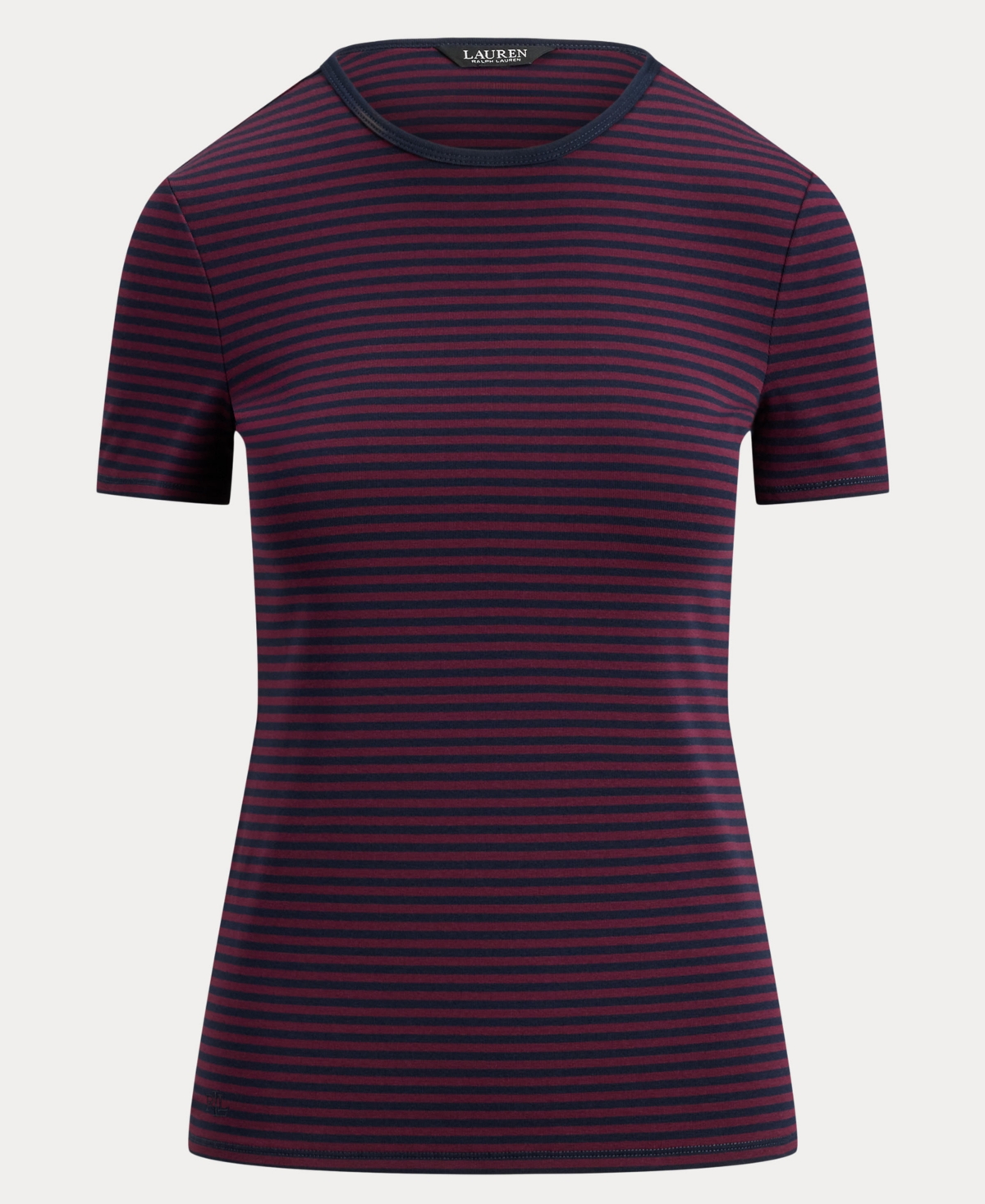 Ralph Lauren Women's Short Sleeve Crew Neck T-shirt In Purple