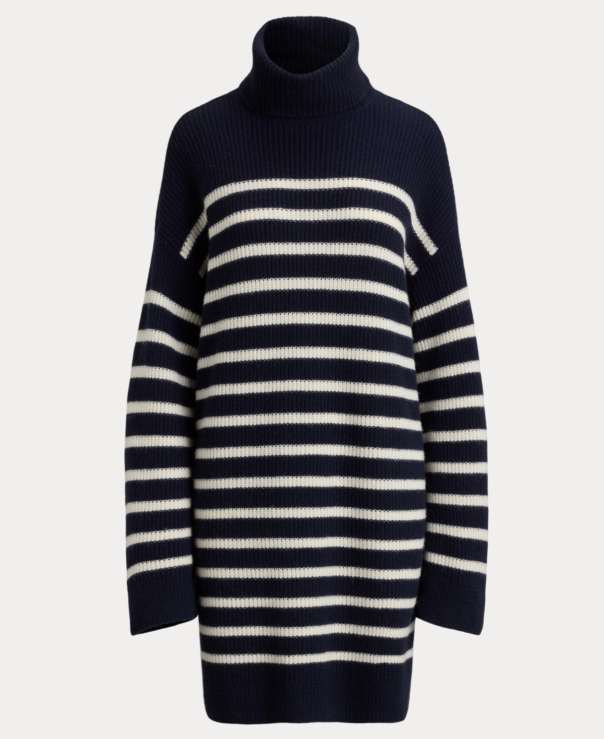 Lauren Ralph Women's Striped Turtleneck Dress