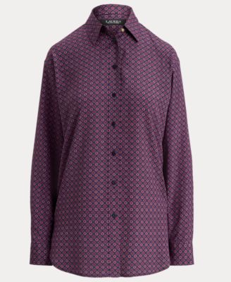 Women's Foulard Print Shirt