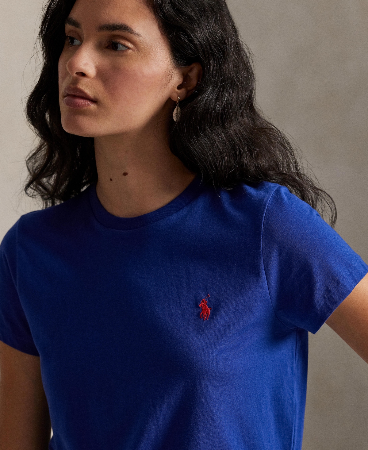 Polo Ralph Lauren Women's Crewneck T-shirt In Blue
