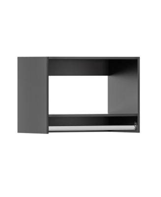 MDF Wood Shelf Tall Hanging Closet Unit