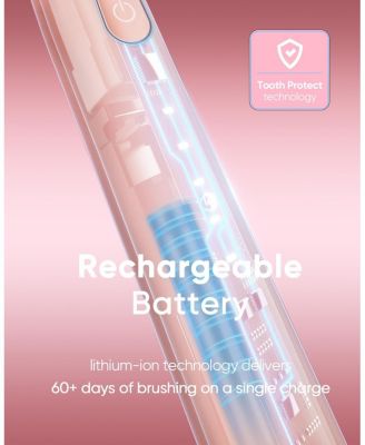 DY156 Electric Toothbrush (Pink) & Nano-Hydroxyapatite Toothpaste Bund