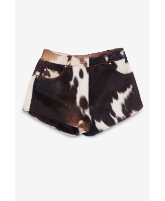 Women's Limited Cow Hide Leather Shorts