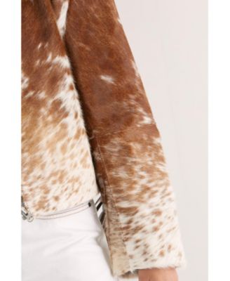 Women's Zip Through Fringe Jacket