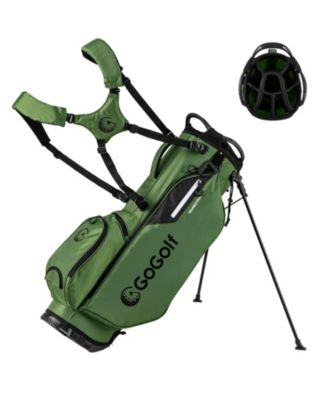 Golf Stand Bag Lightweight Golf Bag with 8 Way Top Dividers and 5 Zippered Pockets
