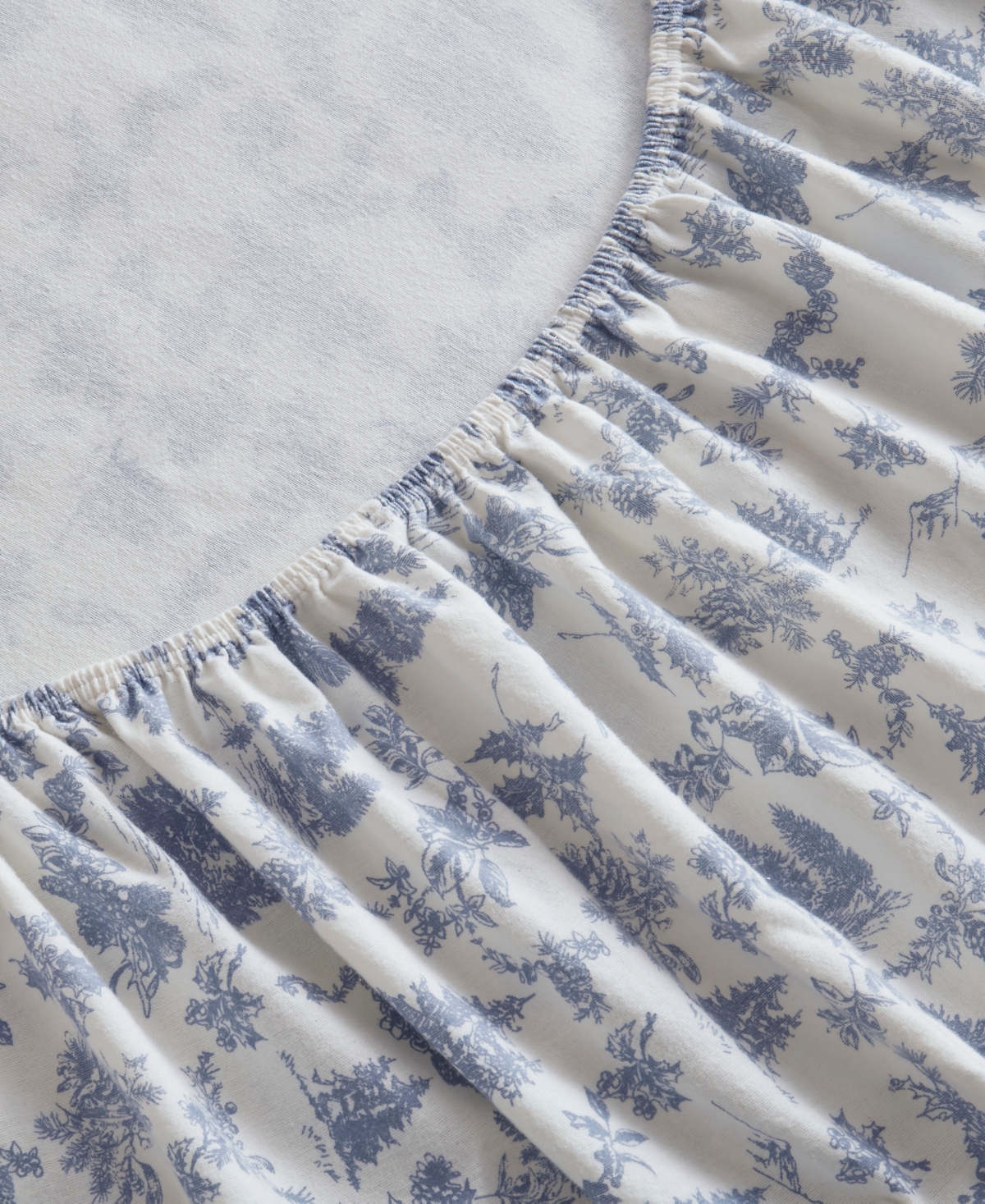 Madison Park Novelty Printed Cotton Flannel 4-pc. Sheet Set, Full In Purple