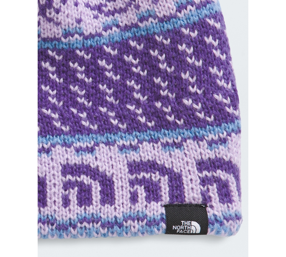 The North Face Girls 6-14 Jacquard Pattern Cabin Ski Tuke Beanie