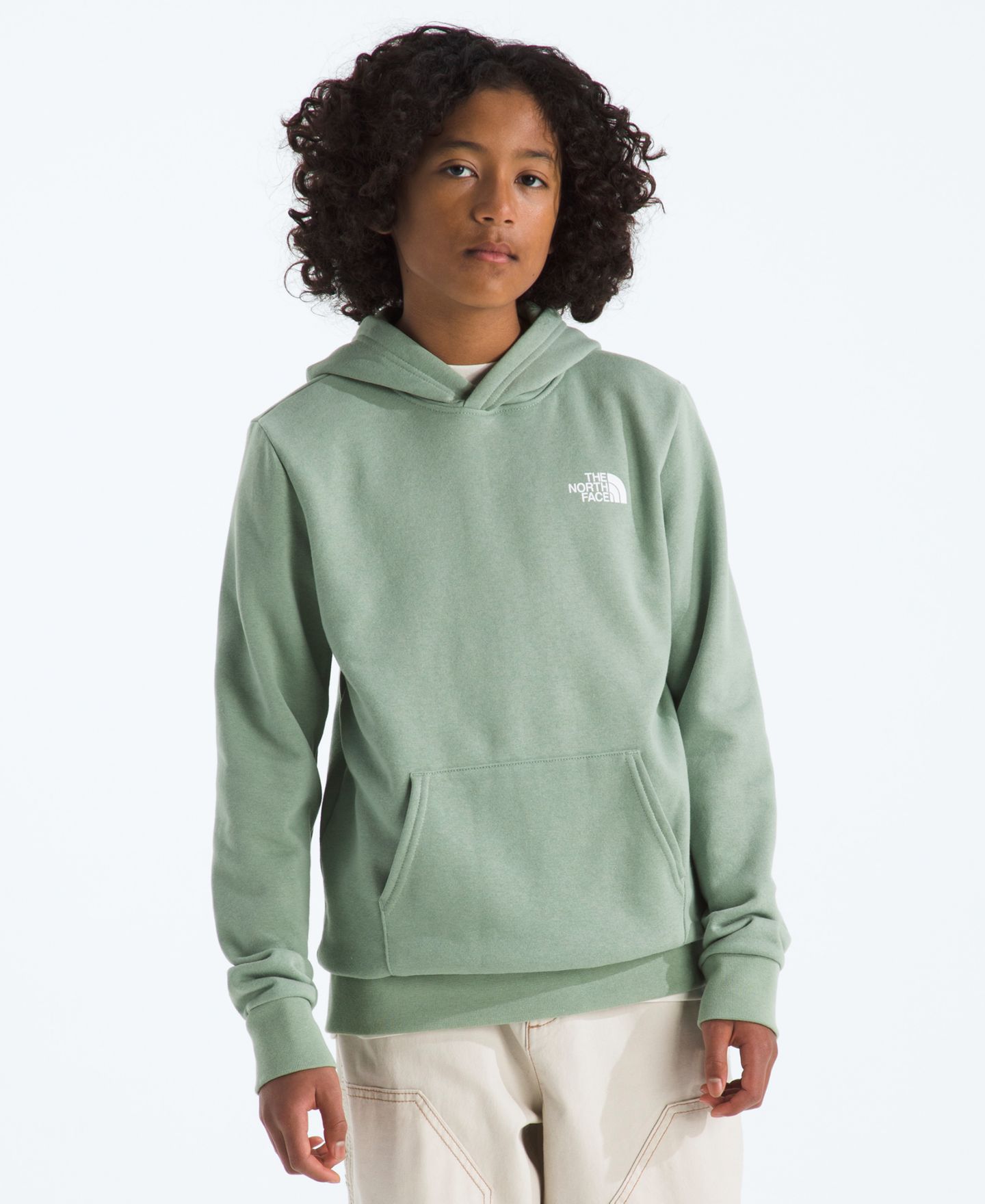 Детское худи The North Face Pull-On Graphic, цвет: Зелёный — фото 3