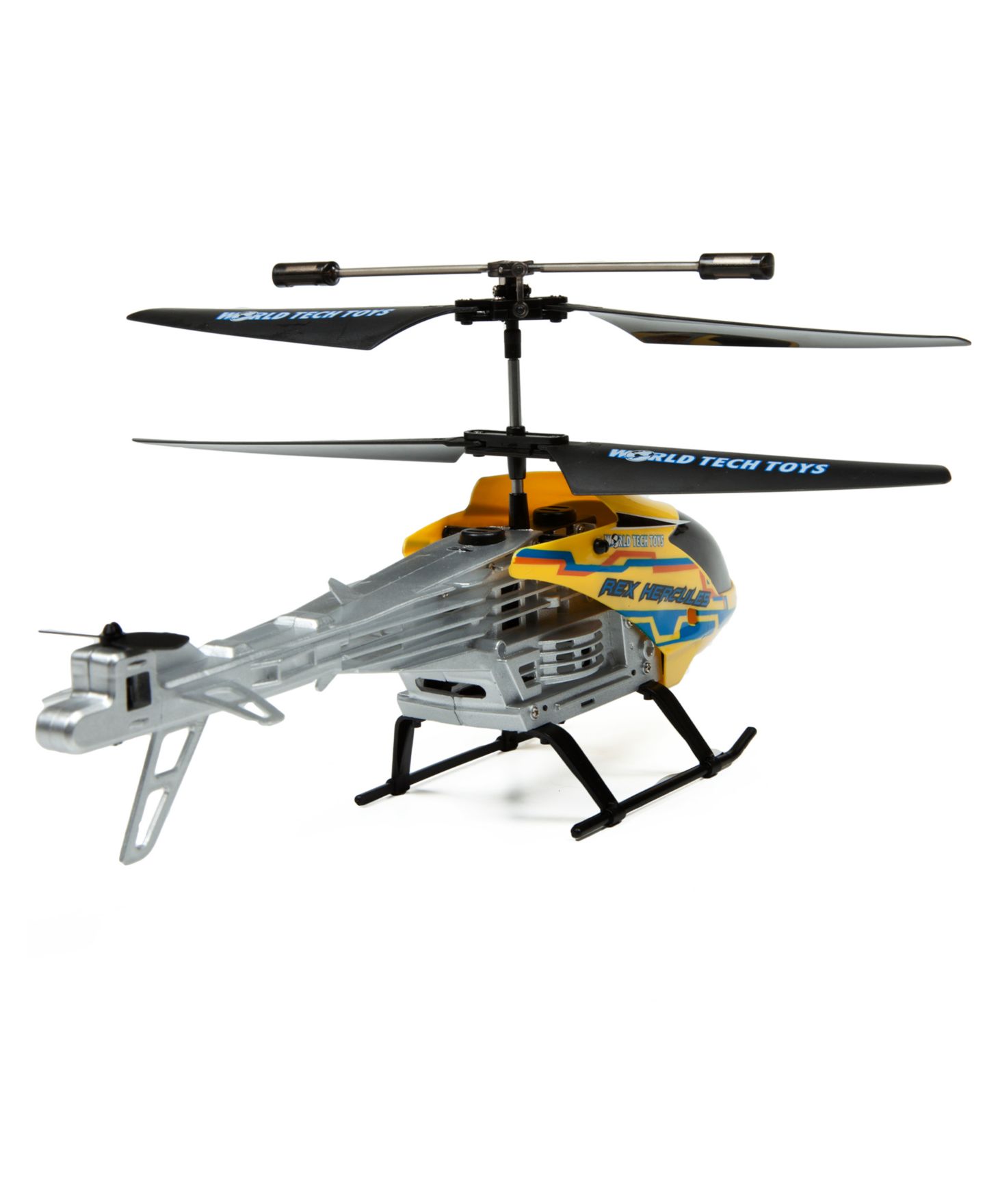 Детская игрушка World Tech Toys Rex Hercules IR Unbreakable Remote Control Helicopter — фото 3