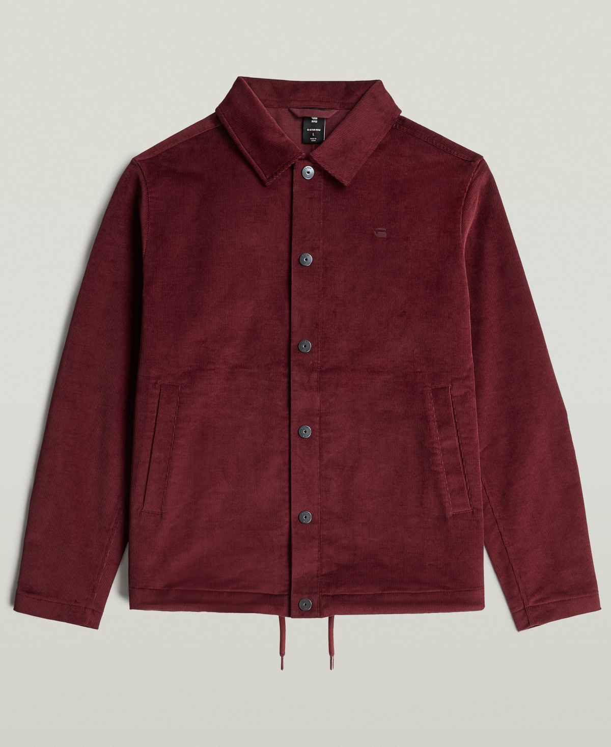 G-Star Raw Men's Straight-Fit Collared Corduroy Jacket