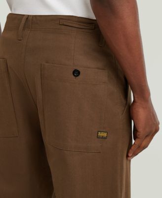 Men's Pleated Relaxed-Fit Chino Pants