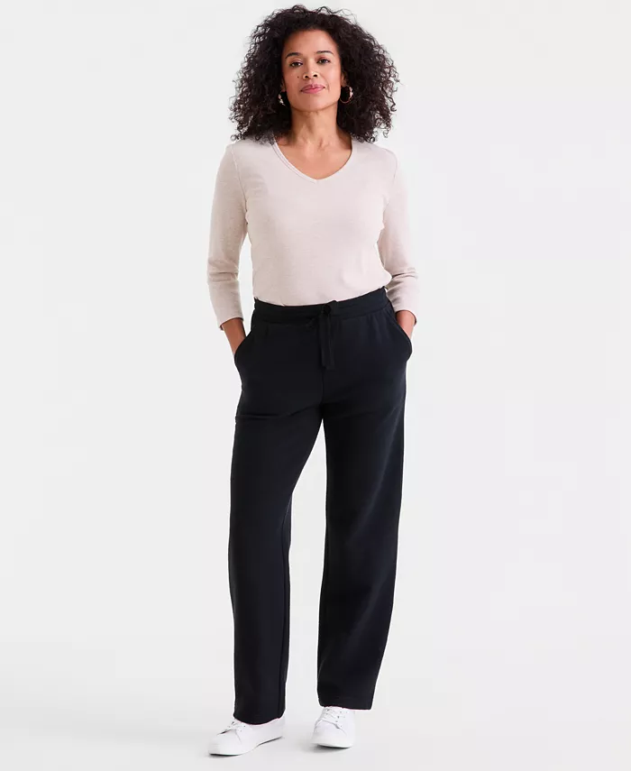 Women's Textured Sweatpants - thumbnail 8