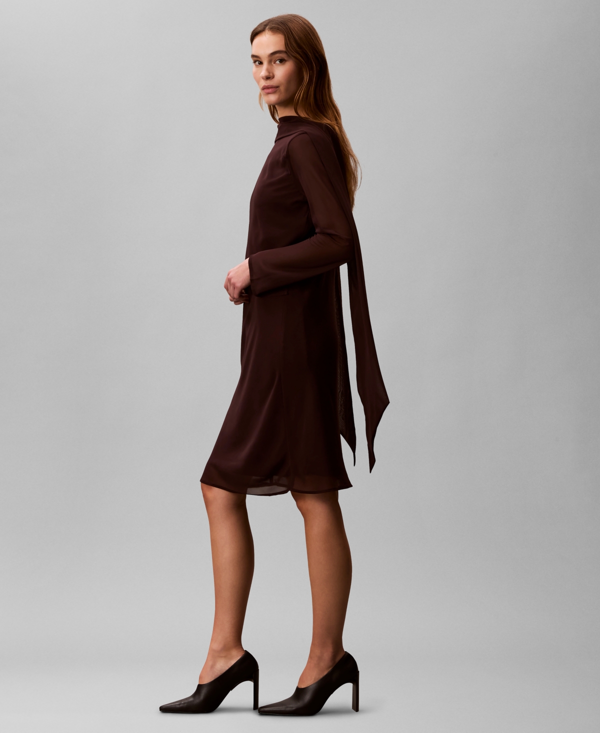 Calvin Klein Women's Long-Sleeve Mini Dress