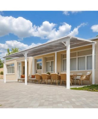 20'x10' Wall Mounted Gazebos Pergola