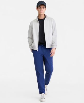 Men's Faux-Suede Bomber Jacket, Performance T-Shirt & Joggers, Macy's Exclusive
