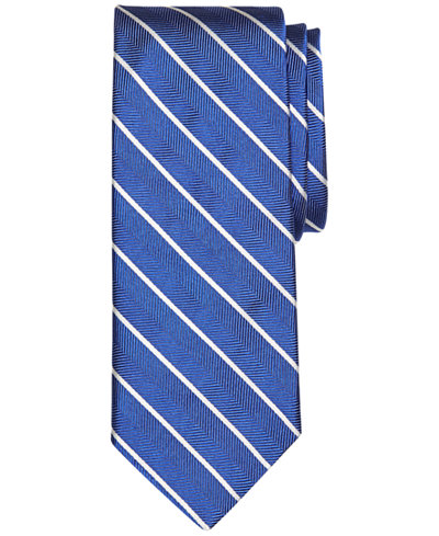 Brooks Brothers Men's Herringbone Striped Classic Tie