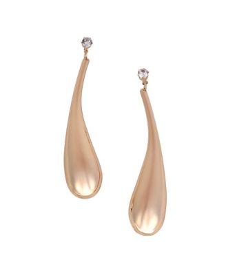 Women's The Elongated Drip Jewellery Set - Pale Gold