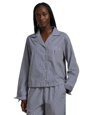 Women's 2-Piece Buttoned Shirt and Pants Pajama Set