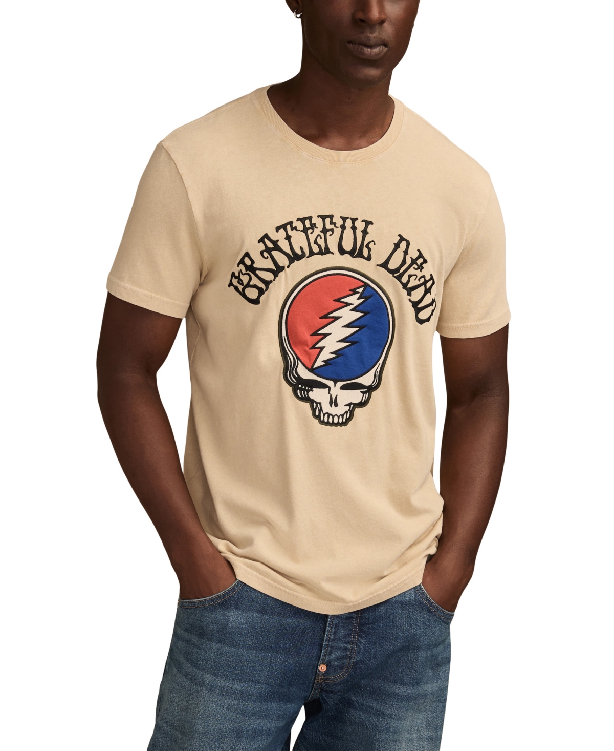 Lucky Brand Men's Grateful Dead Arch T-Shirt