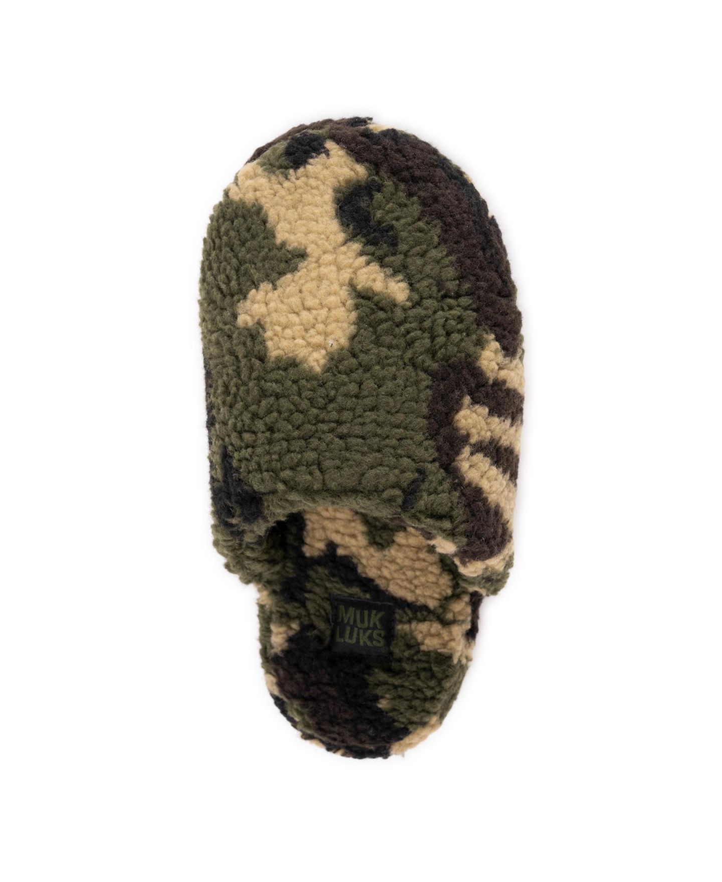 Женские тапочки MUK LUKS Maven Slipper, цвет: Оливковый камуфляжный — фото 6