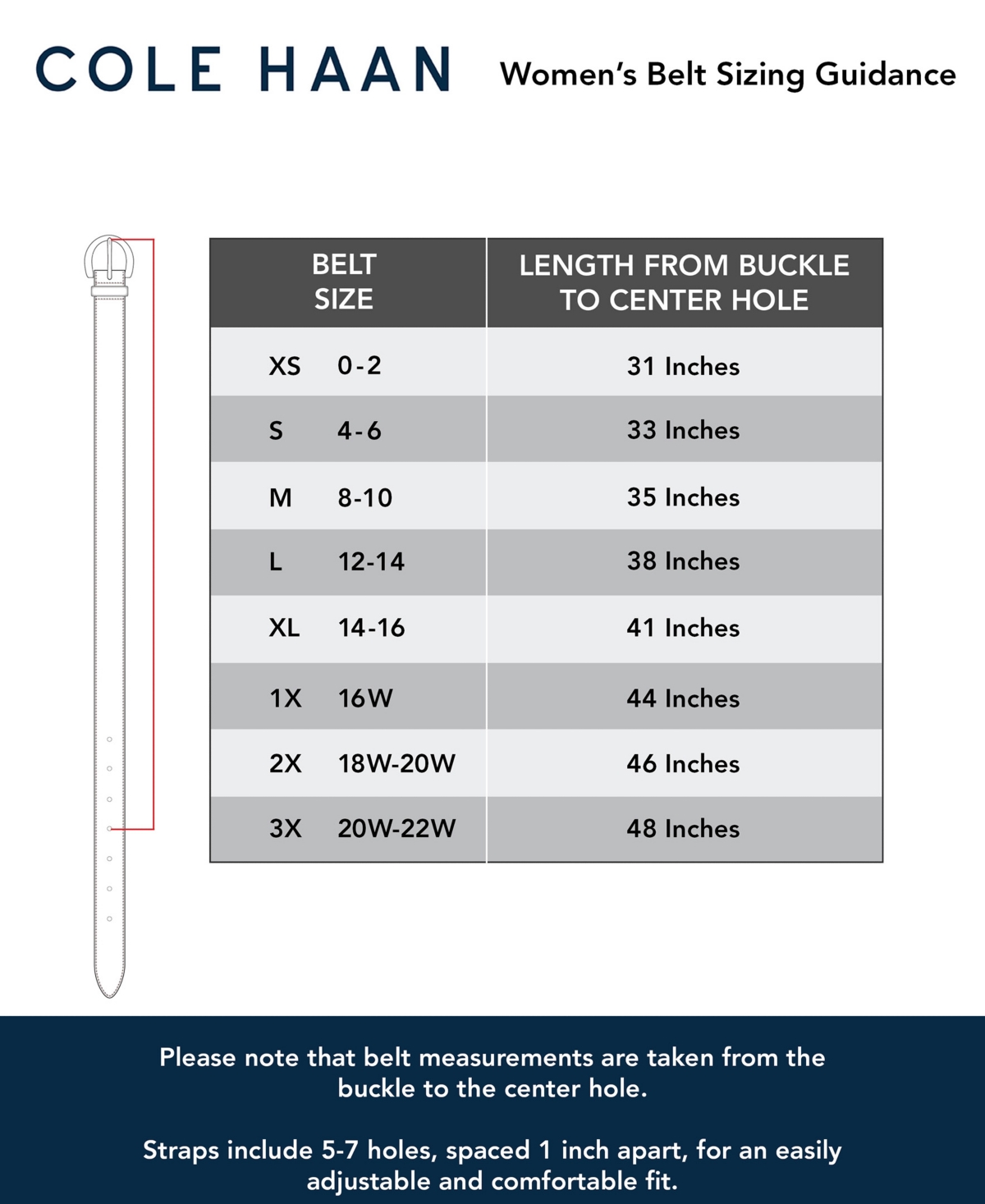 Cole Haan Women's Two-in-one Center Bar Reversible Leather Belt In Brown