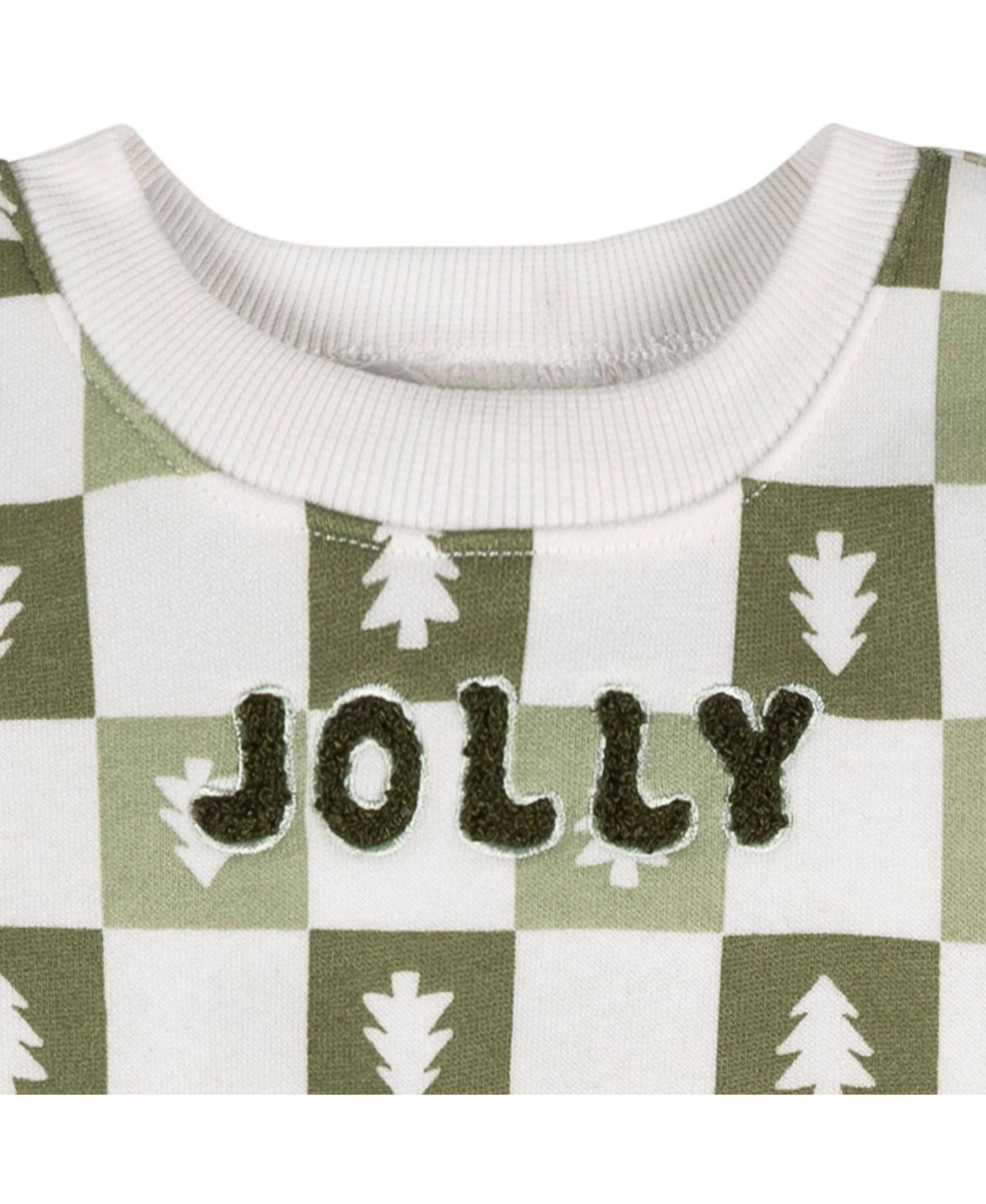 Комплект Gerber 2-Piece Sweatshirt and Pant Set, Green Christmas для мальчиков-малышей, цвет: Christmas Tree — фото 6