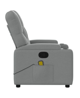 Massage Recliner Chair Light grey