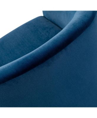 Swivel Accent Chair with Gold Metal Base for Living Room Nursery