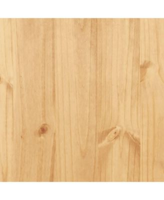 Coffee Table Brown Solid pine wood Medium Durable Coffee Table