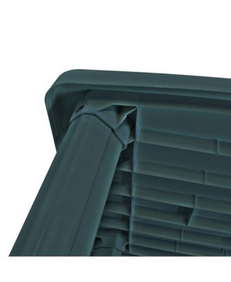 Outdoor Table Green Plastic Medium Lightweight Outdoor Table