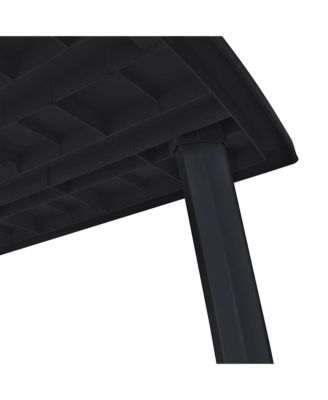Garden Table Anthracite Plastic 85 x 35.4 x 28.3 in Lightweight