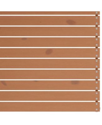 Garden Lounge Set Honey brown Solid pinewood Medium Modular