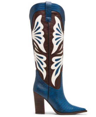 Women's Kaz Knee-High High-Heel Western Cowboy Boots
