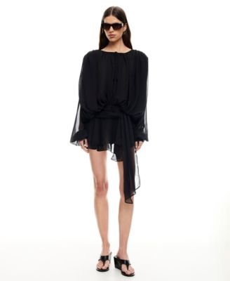 Women's Elements Back Button Mini Dress