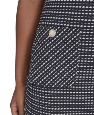 Women's Knit Crew Neck Shift Dress