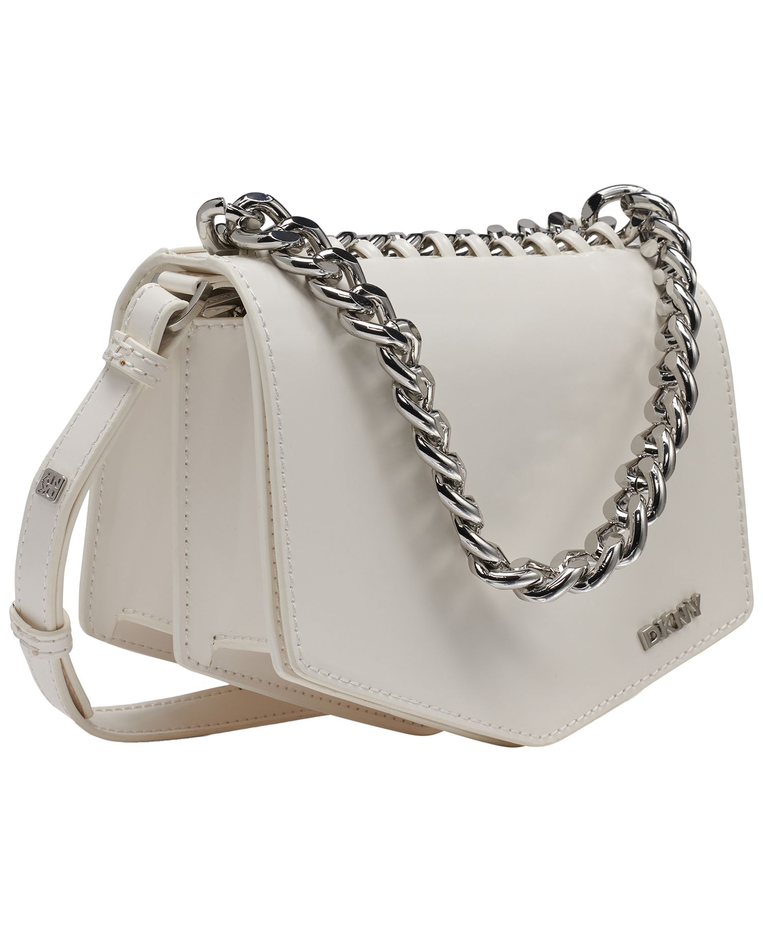 DKNY Riona Flap Mini Crossbody Bag (Marshmallow)
