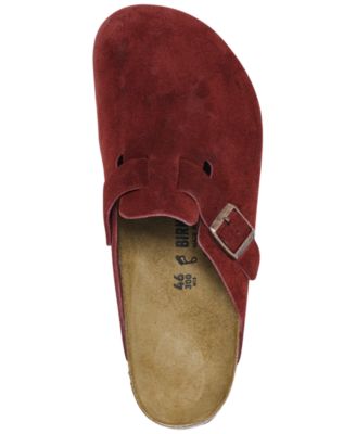Men's Boston Suede Leather Birko-Flor Clogs from Finish Line