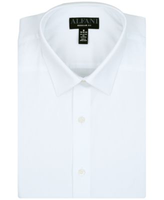 Men's Solid Regular-Fit Dress Shirt, Macy's Exclusive