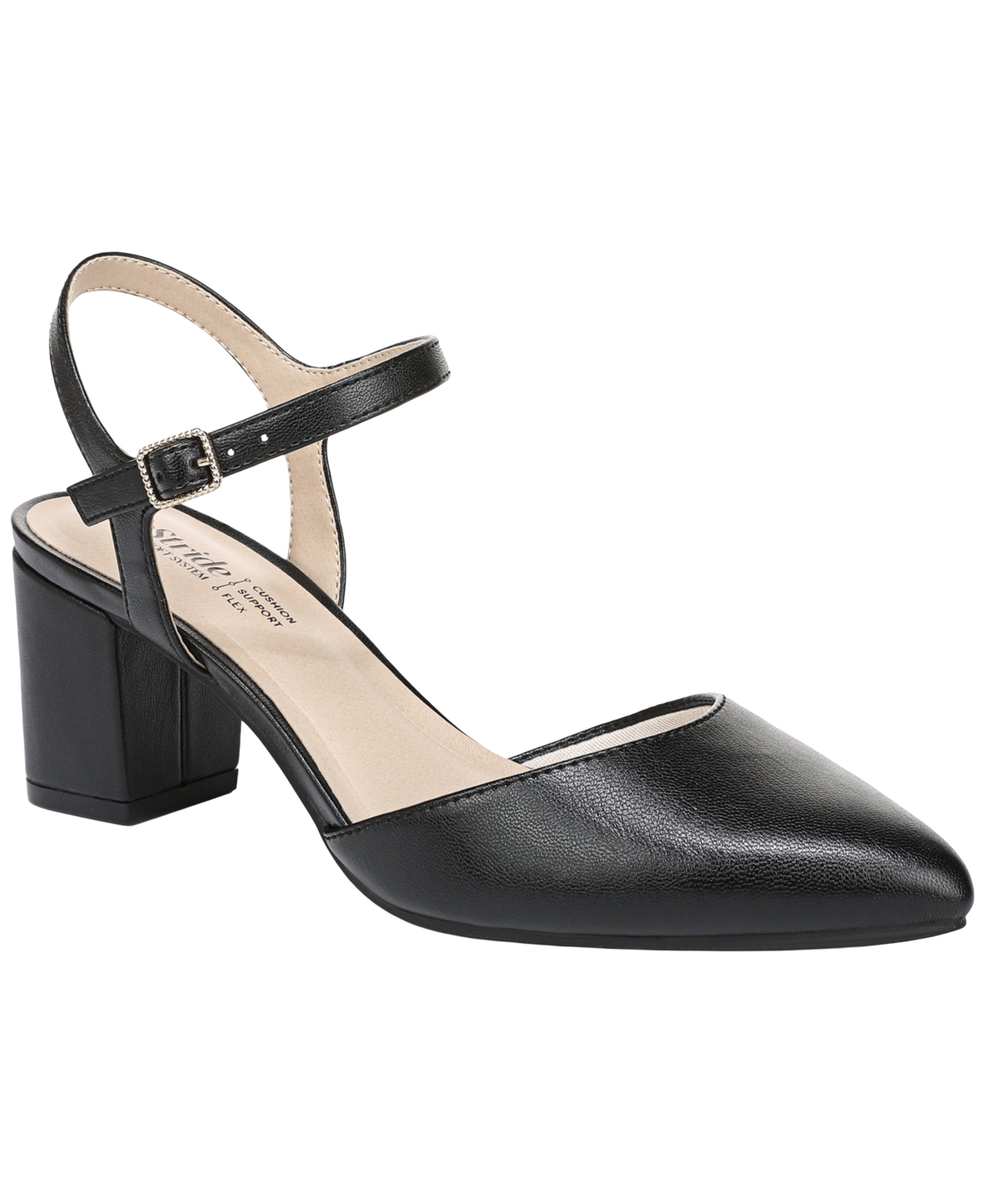 Lifestride Amaryllis Ankle Strap Pump In Black