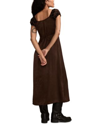 Women's Simone Velvet Burnout Midi Dress