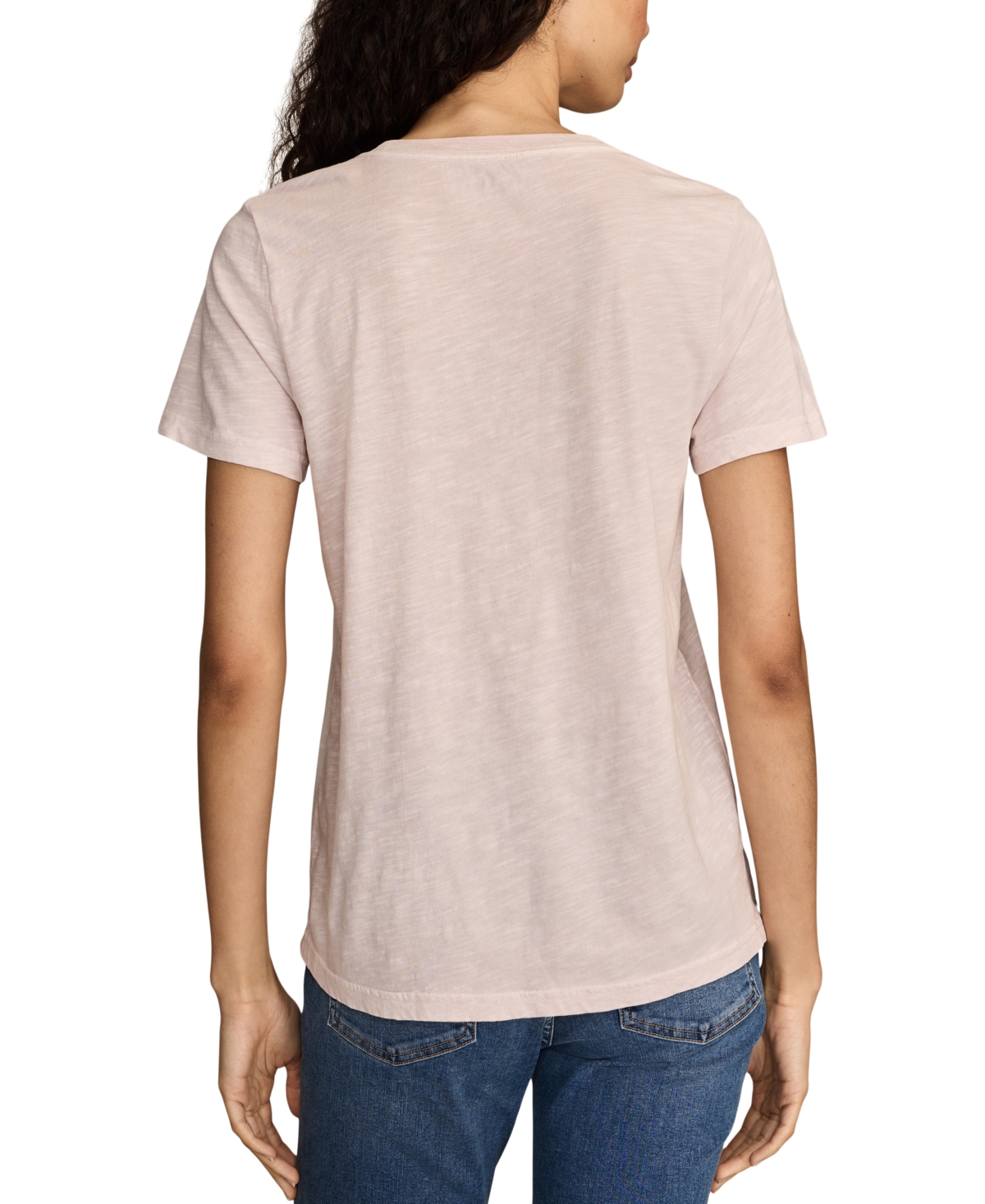 Lucky Brand Women's Floral Heart Classic Crewneck T-shirt In Neutral