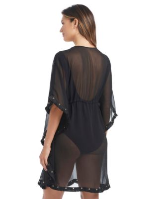 Women's V-Neck Caftan Swim Cover-Up
