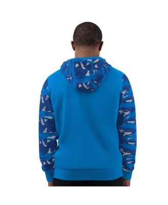 Men's Powder Blue Los Angeles Chargers Thursday Night Gridiron Full-Zip Hoodie
