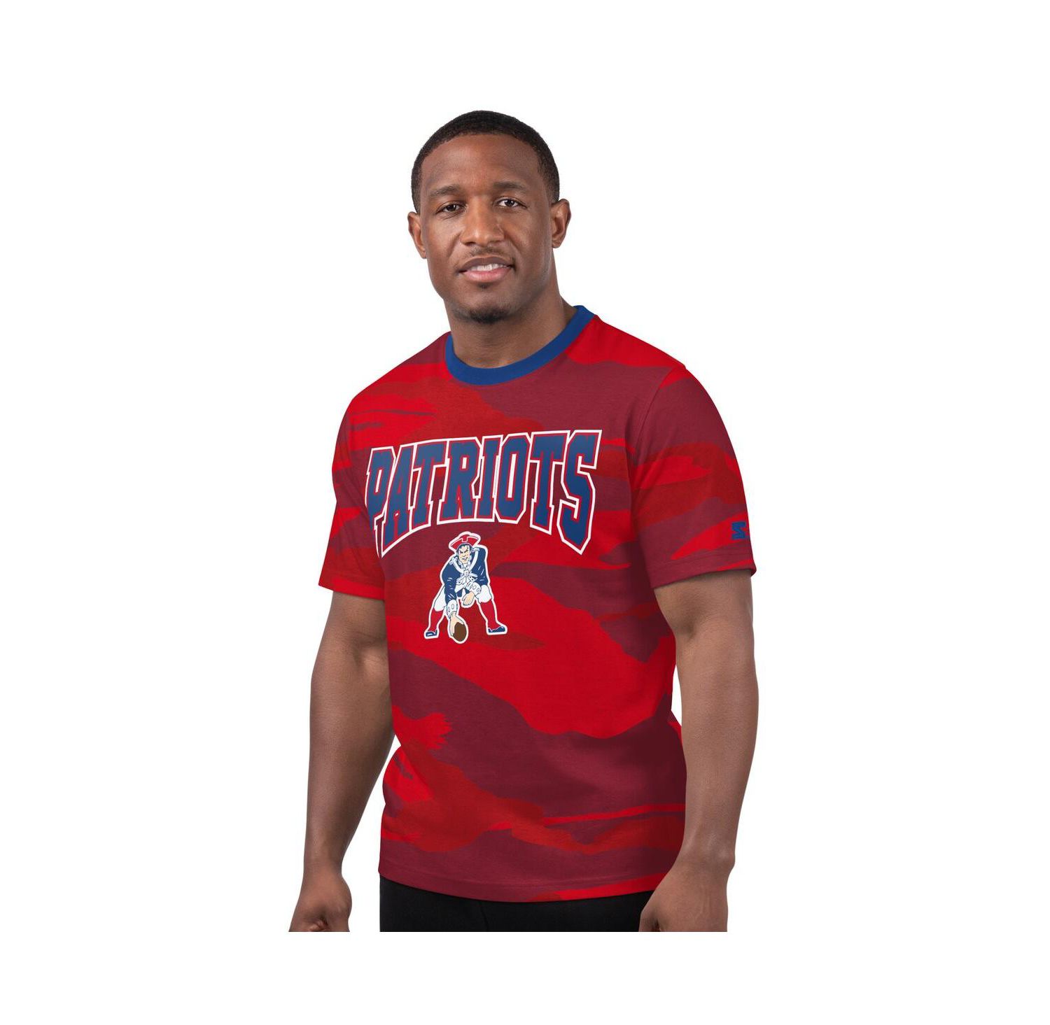 Men's Red New England Patriots Thursday Night Gridiron Classics Vintage Logo T-Shirt