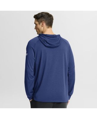 Men's Blue Tampa Bay Lightning Authentic Pro Rink Raglan Hoodie