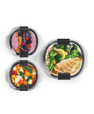 Brilliance 6-Pc. Round Leak Proof Food Storage Container Set