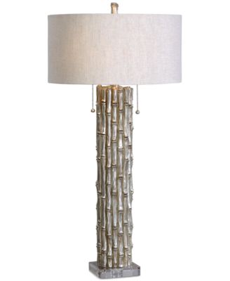 Uttermost - Silver Bamboo Table Lamp