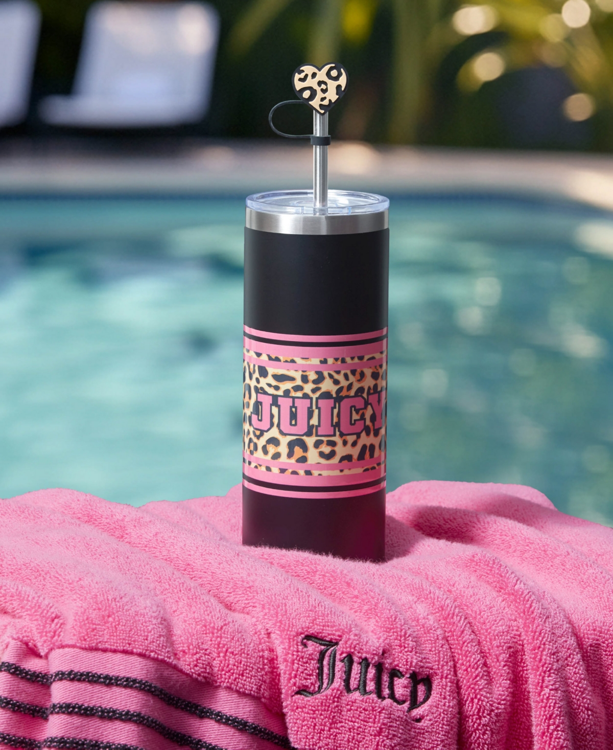Juicy Couture Insulated Glam Slip 24 oz. Hydration Tumbler