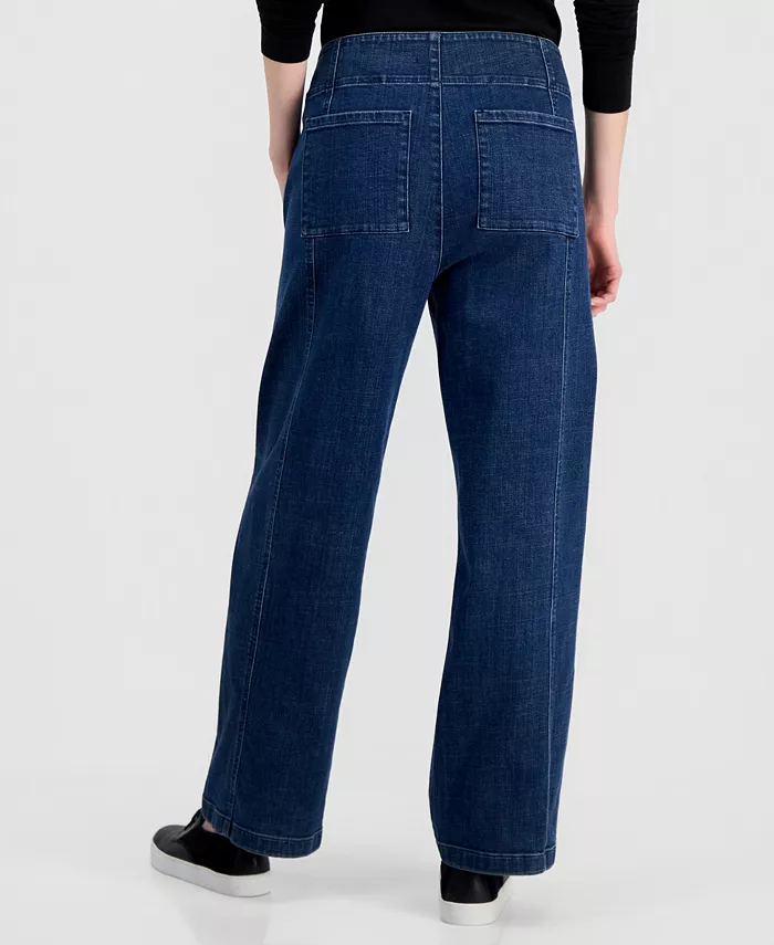 Petite High-Rise Wide-Leg Jeans - thumbnail 2